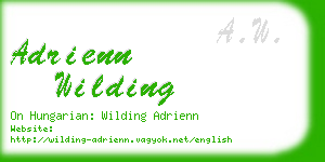 adrienn wilding business card